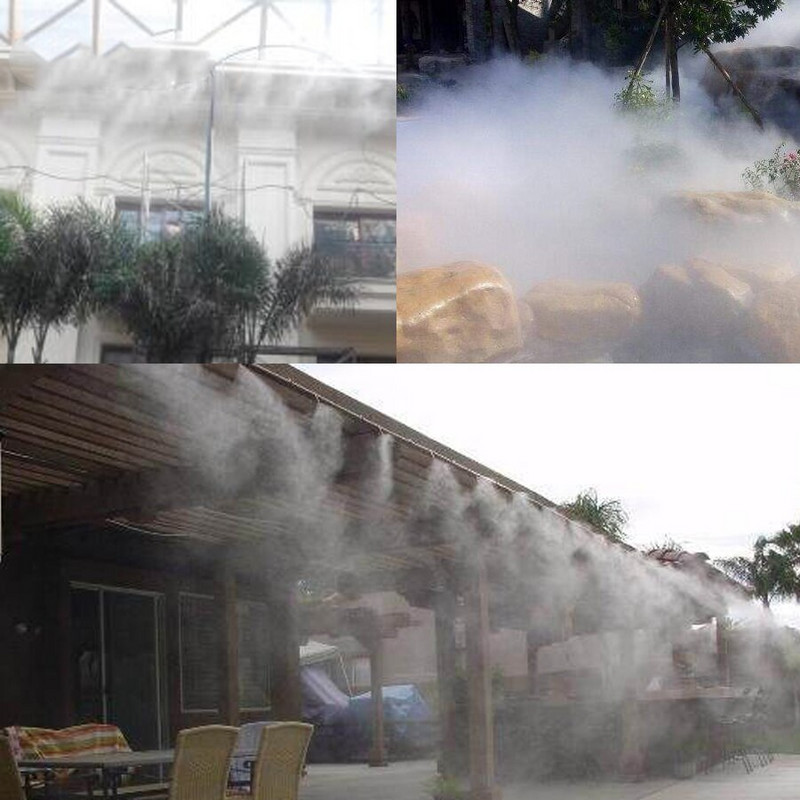 2PC Brass 1/2" (20mm) Αρσενικό 14mm Θηλυκό ακροφύσιο νήματος άρδευσης ομίχλης καταιονισμού φυτών Αυλή κήπου Ακροφύσιο ποτίσματος Χάλκινος ψεκαστήρας