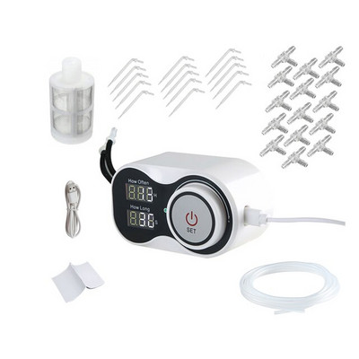 Έξυπνο σύστημα στάγδην άρδευσης Αυτόματο χρονοδιακόπτη Συσκευή ποτίσματος Ελεγκτής αντλίας νερού κήπου για λουλούδι σε γλάστρα