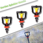 5-100 τμχ Περιστρεφόμενο ακροφύσιο σπρέι ποτίσματος εκπομπών ποτίσματος Πότισμα με σταλάκτη κήπου για 1/4`` Hose Barb Connectors Θερμοκήπιο