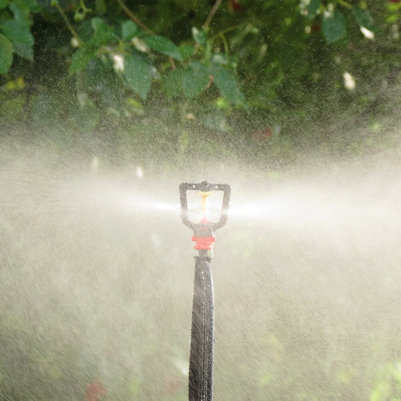 5-100 τμχ Περιστρεφόμενο ακροφύσιο σπρέι ποτίσματος εκπομπών ποτίσματος Πότισμα με σταλάκτη κήπου για 1/4`` Hose Barb Connectors Θερμοκήπιο