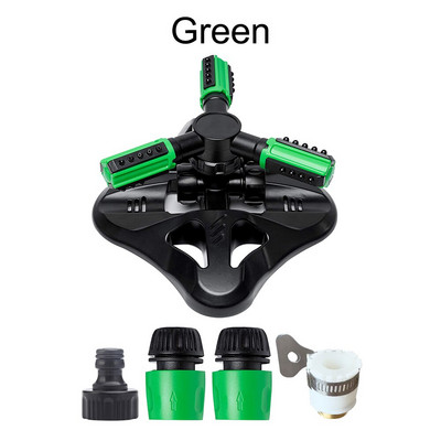 Αυτόματος περιστρεφόμενος ψεκαστήρας άρδευσης 36 μονάδων Γωνιακά ακροφύσια ψεκασμού Σύστημα νερού γκαζόν Ψεκαστήρας μεγάλης επιφάνειας με προσαρμογέα σύνδεσης σωλήνα