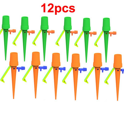 6/12/18 PC Αυτόματο κιτ ποτίσματος Διακόπτης βαλβίδα ελέγχου Προμήθειες κήπου Πότισμα Ρυθμιζόμενοι πάσσαλοι Συσκευή φυτών εσωτερικού χώρου