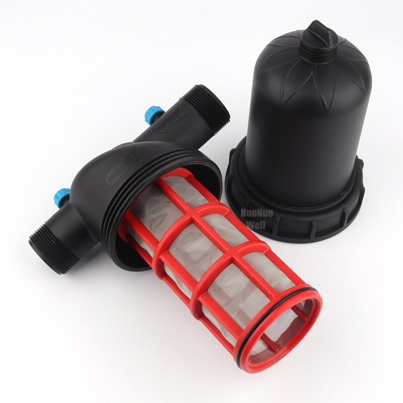 1,5 2 ιντσών (50 63 mm) 120 Mesh 130 Micron T Τύπος διχτυωτό φίλτρο οθόνης Γεωργικό στάγδην άρδευση Προσαρμογέας αντλίας νερού δεξαμενής ενυδρείου