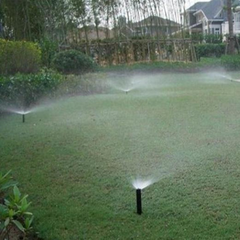 4 τεμ./παρτίδα 1/2" 90-360 μοιρών Ρυθμιζόμενο πλαστικό αναδυόμενο ψεκαστήρες γκαζόν κήπου Λουλούδι Φυτό Σκηνικό Πότισμα Χάλκινο ακροφύσιο ψεκασμού