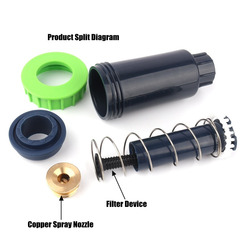 4 τεμ./παρτίδα 1/2" 90-360 μοιρών Ρυθμιζόμενο πλαστικό αναδυόμενο ψεκαστήρες γκαζόν κήπου Λουλούδι Φυτό Σκηνικό Πότισμα Χάλκινο ακροφύσιο ψεκασμού