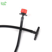 30 Σετ Ακροφύσιο 8 οπών με Σύνδεσμοι σύνδεσης Tee Drip 4/7mm Εξοπλισμός ψύξης Εγκαταστάσεις Κιτ άρδευσης με σταγόνες