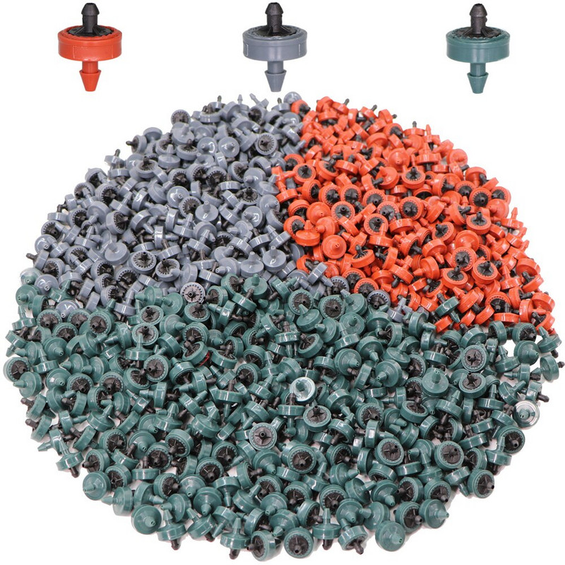 RBCFHl 20PCS 2L 4L 8L Πομπός αντιστάθμισης πίεσης Αυτοκαθαριζόμενος ρυθμιστής νερού άρδευσης με σταγόνες 4/7 Διάτρηση σωλήνα σωλήνα