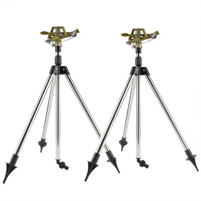 Ψεκαστήρας σε βάση τριπόδου Περιστρεφόμενο ακροφύσιο 360 μοιρών για ψεκαστήρα κήπου Σύστημα ποτίσματος με σταγόνες άρδευσης με σταγόνες