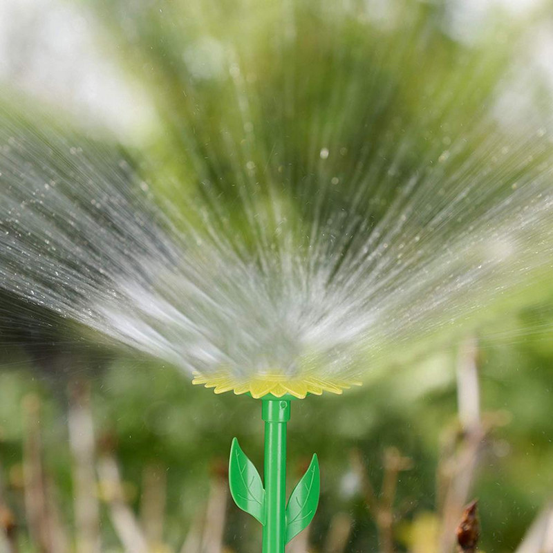 1 τεμάχιο γκαζόν Πότισμα Πότισμα Ψεκαστήρας Διακόσμηση Κήπου Ηλίανθος Πλαστικό Ψεκαστήρα Spike Spray