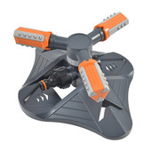 Ρυθμιζόμενοι 360 μοιρών Περιστρεφόμενοι ψεκαστήρες 3 βραχιόνων Grass Lawn Αυτόματο Πότισμα Κήπος Ψεκαστήρας Κεφαλής Περιστρέφεται 360 Μοίρες1τμχ