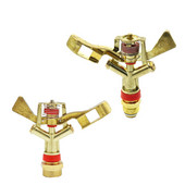 1/2 3/4 collas Vīriešu metāla pulsējošie lauku smidzinātāji 360 grādu rotācijas šūpuļsviras smidzināšanas sprauslas Zālāju dārza laistīšanas apūdeņošana