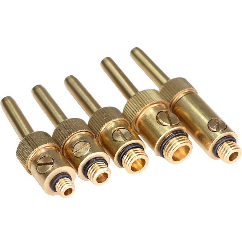 OD8mm-14mm Месингов фонтан за завеси M8-M14 Накрайник с мъжка резба с изключване, регулируема посока за спрей за декорация на езерце