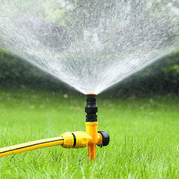360-градусов регулируем воден спринклер за трева, двор за поливане на спринклерна глава, регулируема дюза за разпръскване на градината