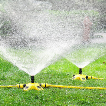 360-градусов регулируем воден спринклер за трева, двор за поливане на спринклерна глава, регулируема дюза за разпръскване на градината