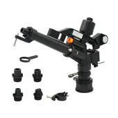 1,5-инчов регулируем въртящ се спринклерен пистолет с вътрешна резба Градинско земеделие Дюзи за поливане на тревни площи