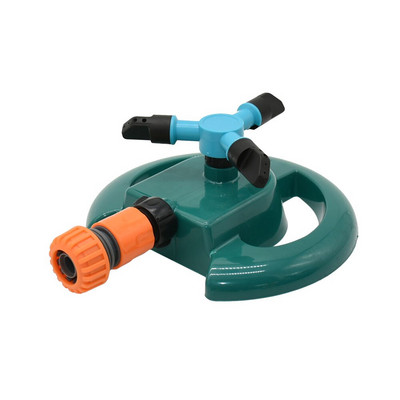 Ψεκαστήρες κήπου Αυτόματο πότισμα Grass Lawn 360 μοιρών Περιστρεφόμενος ψεκαστήρας νερού 3 ακροφύσια Σύστημα άρδευσης κήπου τριών βραχιόνων