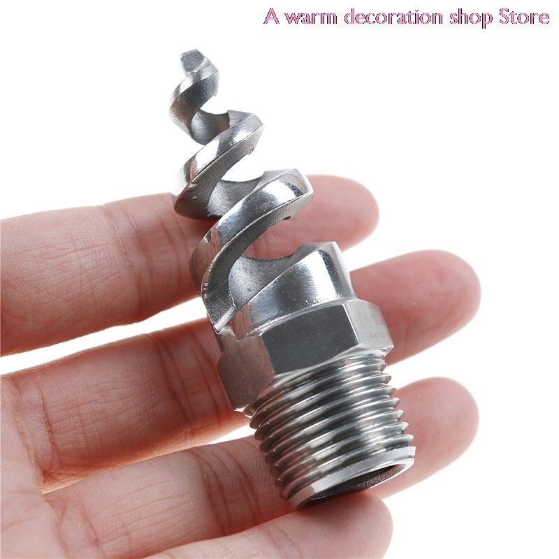 Ανοξείδωτος ψεκαστήρας ομίχλης ποτίσματος 1/2" Πλήρους κώνου με σπειροειδές ακροφύσιο πίδακα για σκάφος σταγόνας άρδευσης κήπου και γκαζόν