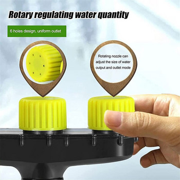3/4/5 Heads Agriculture Atomizer Nozzles Home Garden Lawn Water Sprinkler Farm Vegetables Irigation for Plant Spray Nozzle Tools