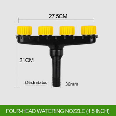 3/4/5 глави Дюзи за пулверизатори за селско стопанство Начало Градина Спринклер за вода за морава Зеленчуци за напояване на растения Инструменти за пръскане на дюзи