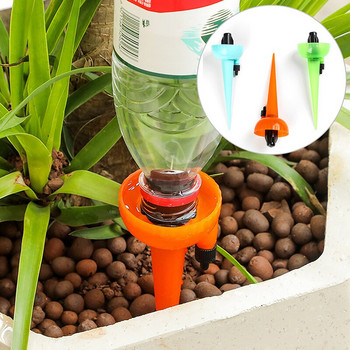 2Pcs Συσκευή ποτίσματος με αυτόματο σταγονόμετρο φυτών Πρακτική συσκευή αυτόματου ποτίσματος για άρδευση για φυτά σε γλάστρες