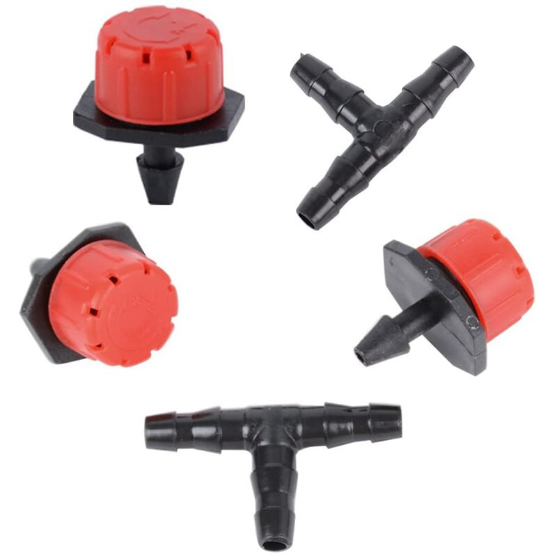 200 reguliuojamų laistymo lašintuvų su lašelinio laistymo rinkiniu sodo laistymo įrangai