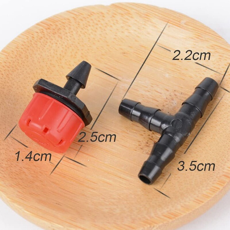 200 reguliuojamų laistymo lašintuvų su lašelinio laistymo rinkiniu sodo laistymo įrangai