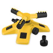 Rotējoša smidzinātāja sprausla Bērnudārza apūdeņošana Rotējošs trīszaru smidzinātājs Jauns dārza zāliena smidzinātājs 360 grādu automātisks