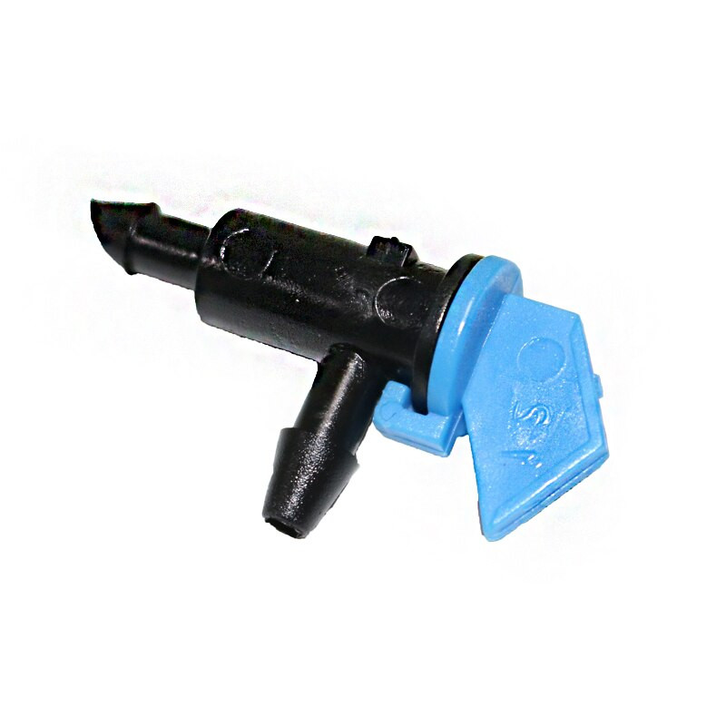 200 бр. 4L-8L / H Градинско напояване Капкомер Инструменти за напояване 4/7 mm маркуч Монтаж с шипове Компонентите на спринклерния шунт могат да се перат