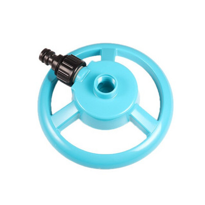 Dārza piederumi Trīs roku rotējoša smidzināšanas uzgalis 360 grādos, regulējams smidzināšanas smidzināšanas zāliena sprausla