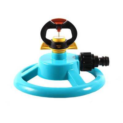 Dārza piederumi Trīs roku rotējoša smidzināšanas uzgalis 360 grādos, regulējams smidzināšanas smidzināšanas zāliena sprausla