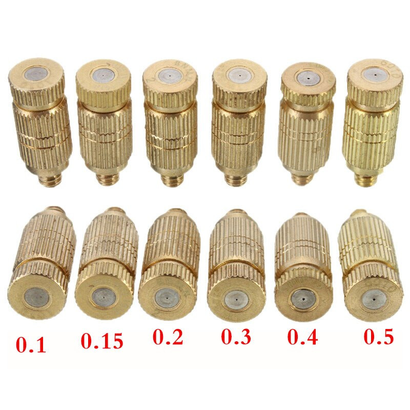 0,1-0,4 mm Visokotlačna pločasta mlaznica Zamagljivanje Intarzirana mlaznica od nehrđajućeg čelika 3/16 Priključak Komplet prskalica za navodnjavanje vodom