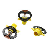 1/2" Rotācijas iekarināmā miglas sprausla lauksaimniecība siltumnīcas sprinkleru laistīšana 360 grādu dārza laistīšana 40 gab.