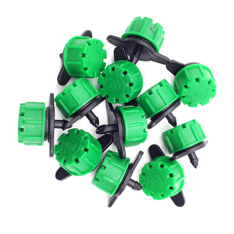 Спринклер за зелена градина с 8 дупки с капкомер за напояване на градината Селскостопански фитинг за поливане 200 бр.