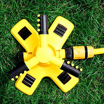Garden Lawn Sprinkler 360 Degree Automatic Rotating Sprinkler Nozzle Nursery Irrigation Rotating Sprinkler Set