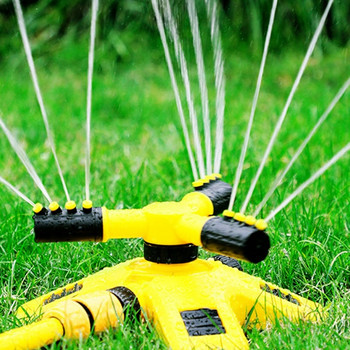 Garden Lawn Sprinkler 360 Degree Automatic Rotating Sprinkler Nozzle Nursery Irrigation Rotating Sprinkler Set