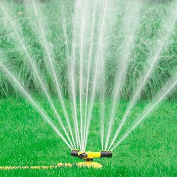 Garden Lawn Sprinkler 360 Degree Automatic Rotating Sprinkler Nozzle Nursery Irrigation Rotating Sprinkler Set