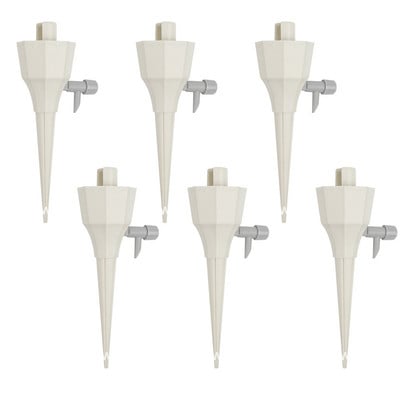 Συσκευές ποτίσματος φυτών Βαλβίδα ABS 6τμχ Universal Garden Indoor Control A αργής απελευθέρωσης σε εξωτερικό χώρο