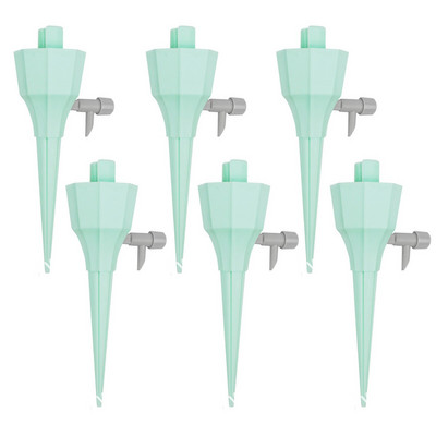 Συσκευές ποτίσματος φυτών Βαλβίδα ABS 6τμχ Universal Garden Indoor Control A αργής απελευθέρωσης σε εξωτερικό χώρο