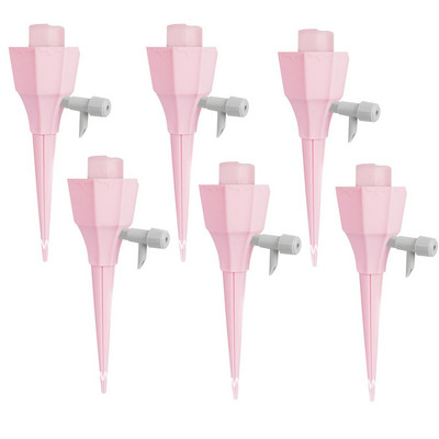 Συσκευές ποτίσματος φυτών Βαλβίδα ABS 6τμχ Universal Garden Indoor Control A αργής απελευθέρωσης σε εξωτερικό χώρο