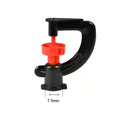 50 τμχ Ακροφύσιο Πότισμα Κήπου Διαθλαστικό Ακροφύσιο Ψεκαστήρων Κηπουρικής Ατομοποίησης Ψεκαστήρες ομίχλης Θερμοκηπίου Περιστρεφόμενο ακροφύσιο άρδευσης