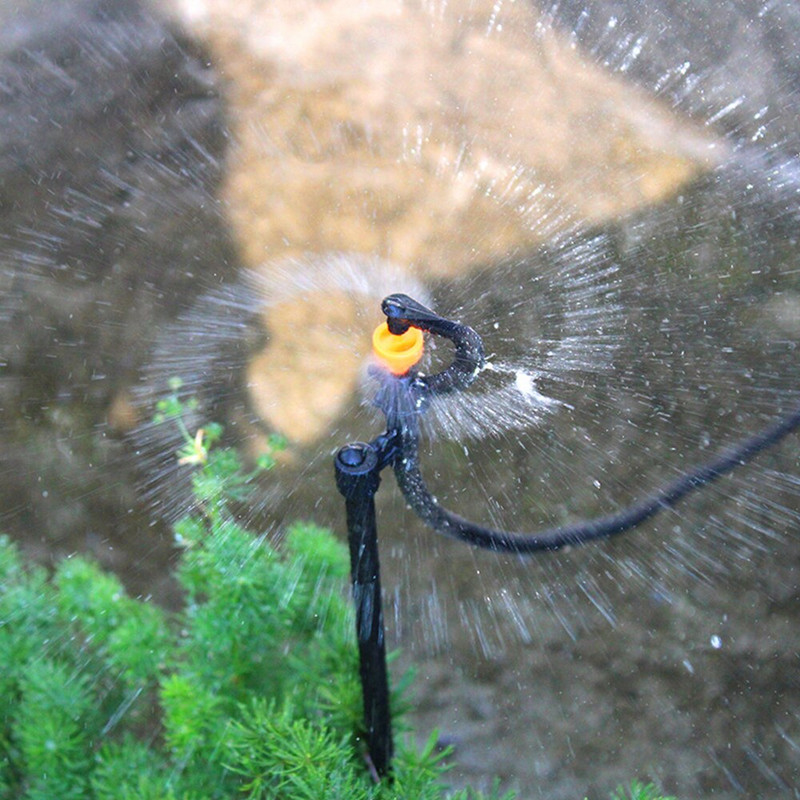 50 τμχ Ακροφύσιο Πότισμα Κήπου Διαθλαστικό Ακροφύσιο Ψεκαστήρων Κηπουρικής Ατομοποίησης Ψεκαστήρες ομίχλης Θερμοκηπίου Περιστρεφόμενο ακροφύσιο άρδευσης