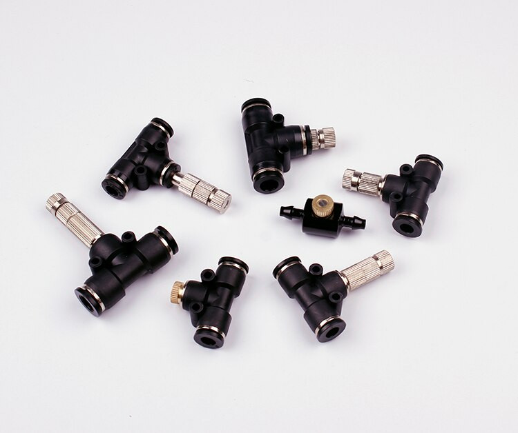 (5 ~ 20 bāri) 6 mm un 8 mm zema spiediena slīdēšanas bloķēšanas miglas sprausla ar filtru Bezmaksas piegāde