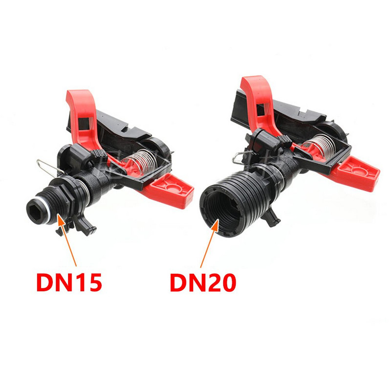 DN15/20 podesiva glava prskalice za 360 stupnjeva, automatska rotirajuća prskalica s klackalicom za ozelenjavanje vrtnog travnjaka