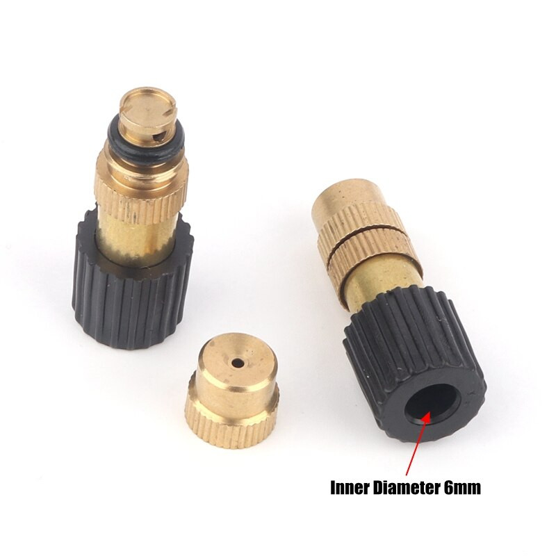 25 kom/lot Bakrena rotacijska mlaznica za podešavanje raspršivača Automatsko navodnjavanje Poljoprivredni travnjak Navodnjavanje vrta Prskalica Ovlaživanje