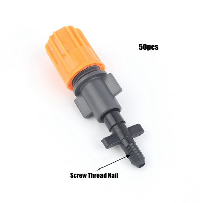 50 kom/lot Nova podesiva mlaznica za raspršivanje Obitelj Balkon Poljoprivreda Vrt Usjevi Cvijeće Biljke Navodnjavanje travnjaka Malo odijelo