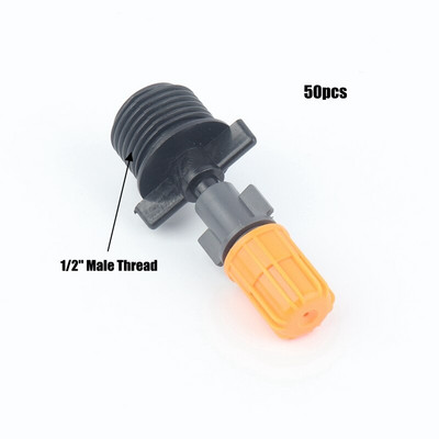 50 kom/lot Nova podesiva mlaznica za raspršivanje Obitelj Balkon Poljoprivreda Vrt Usjevi Cvijeće Biljke Navodnjavanje travnjaka Malo odijelo