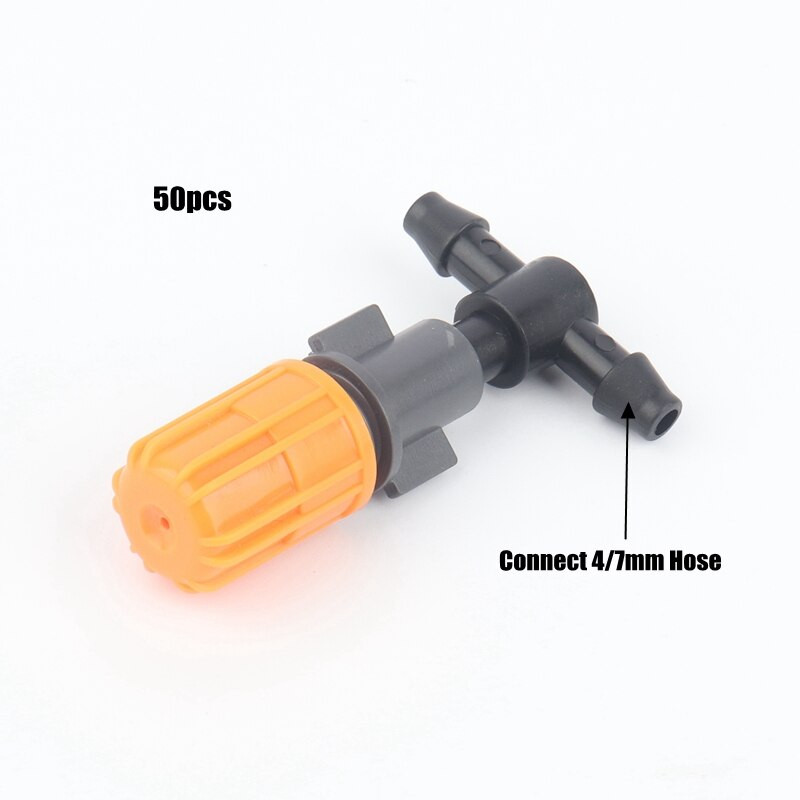 50 kom/lot Nova podesiva mlaznica za raspršivanje Obitelj Balkon Poljoprivreda Vrt Usjevi Cvijeće Biljke Navodnjavanje travnjaka Malo odijelo