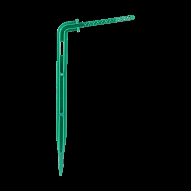 400 gab. Izliekts pilienveida apūdeņošanas izstarotājs 3/5 mm dārza apūdeņošanas podos, leņķa pilinātājs Dārza mikro pilienveida apūdeņošanas pilinātājs