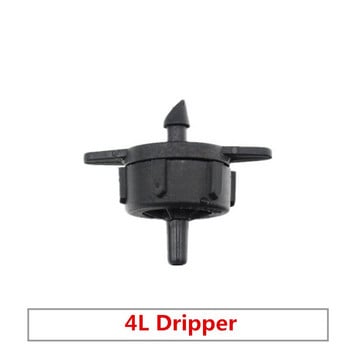 100 τμχ 2LPH 4LPH 8LPH PC Dripper Compensating Pressure Dripper Drip Emitter For Arrow Drip System On Line Dripper