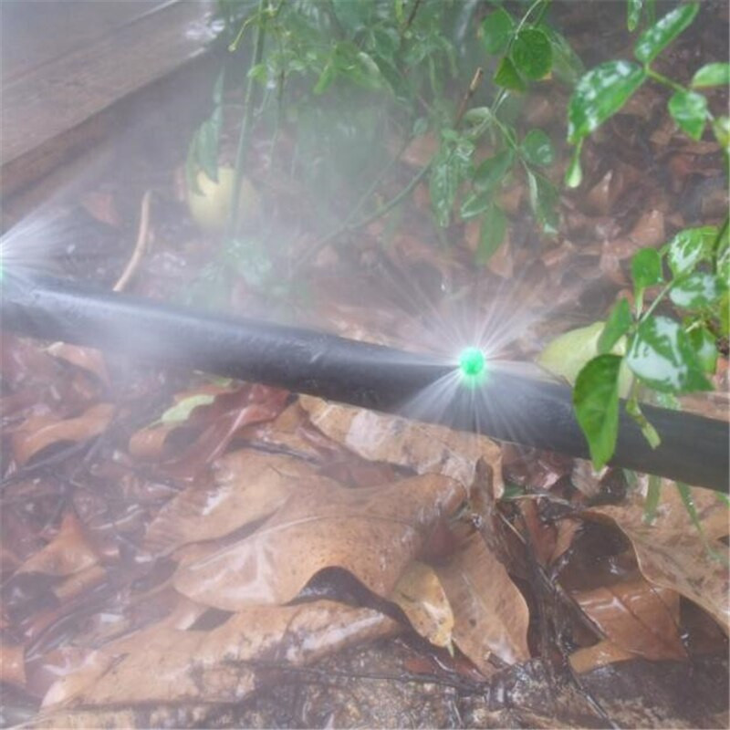 50 бр. Разпръскваща дюза за поливане на градина Просто пречупване Свързване за напояване Капкомер Градински пръскачки Конектор за вода